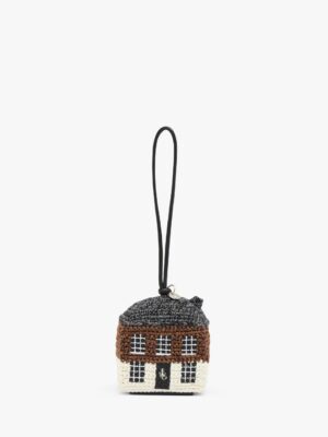 Crochet House Key Chain