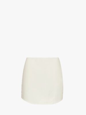 Basic Mini Skirt White